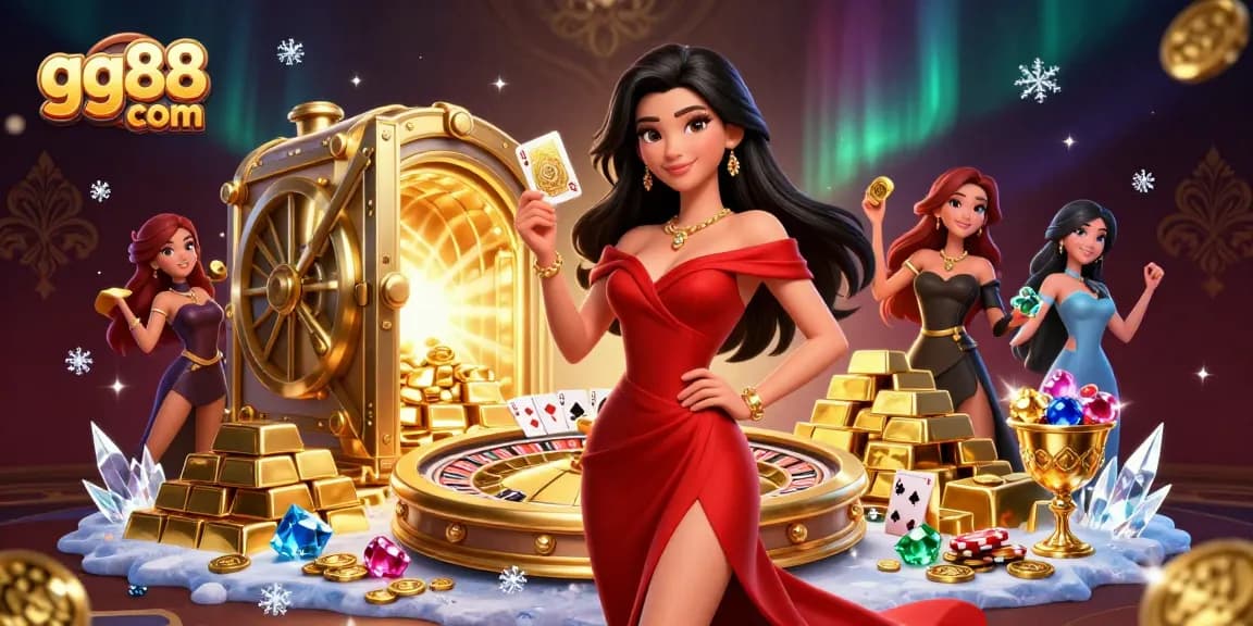 Experience the excitement at gg88 com with stunning visuals of casino games and vibrant elements.
