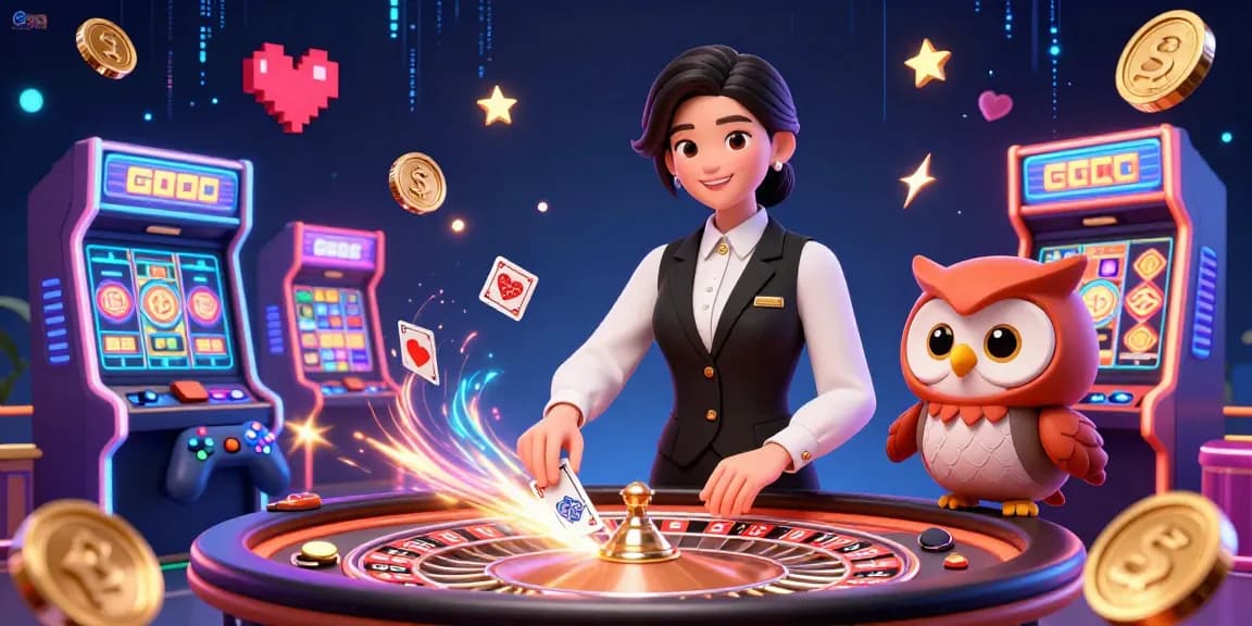 Engage in thrilling baccarat action with the GO99 casino featuring lively dealers and exciting game elements.