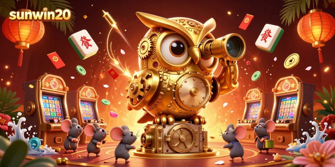 Play exciting casino games with sunwin20 while enjoying a festive atmosphere of vibrant visuals and characters