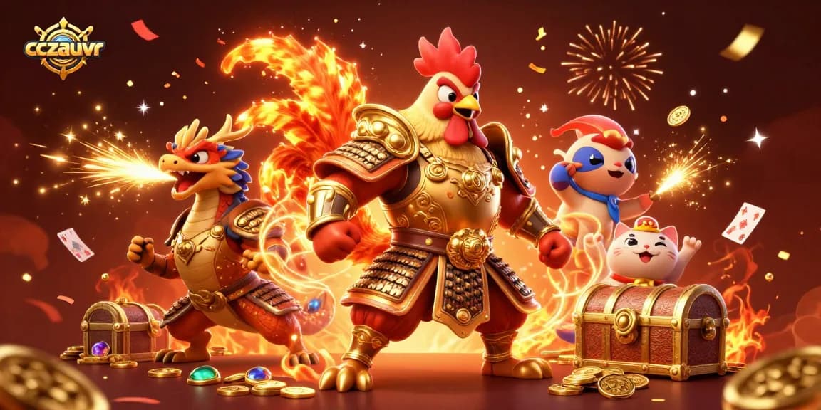 Experience thrilling wins with cczauvr as armored dragon hatchlings and warrior roosters ignite the casino scene.