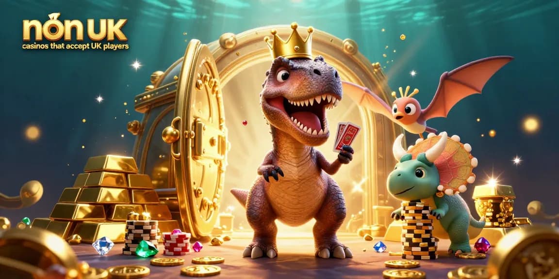 Experience thrilling gaming at non UK casinos that accept UK players with engaging characters and gold treasures.