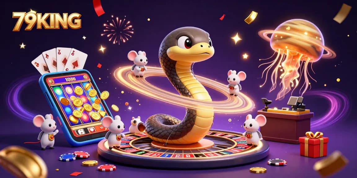 Experience the thrill of 79KING as characters engage in enchanting casino adventures.
