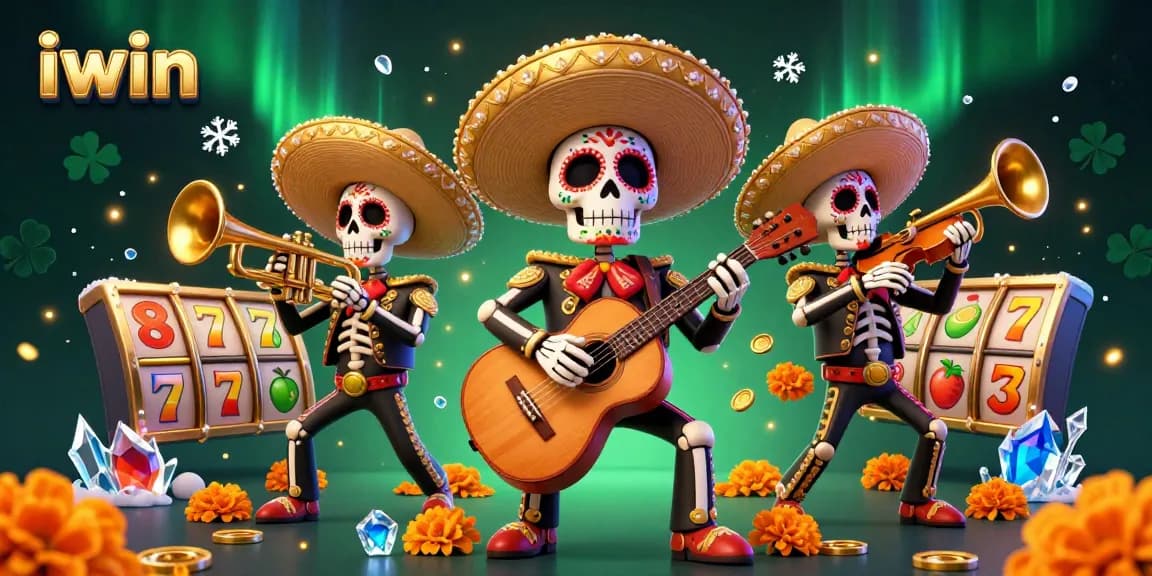 Experience the thrilling iwin casino excitement with vibrant mariachi characters and dynamic slot elements.