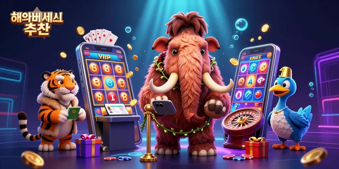Enhance your game with 해외배팅사이트 추천 and a vibrant casino atmosphere featuring characters and gaming elements.