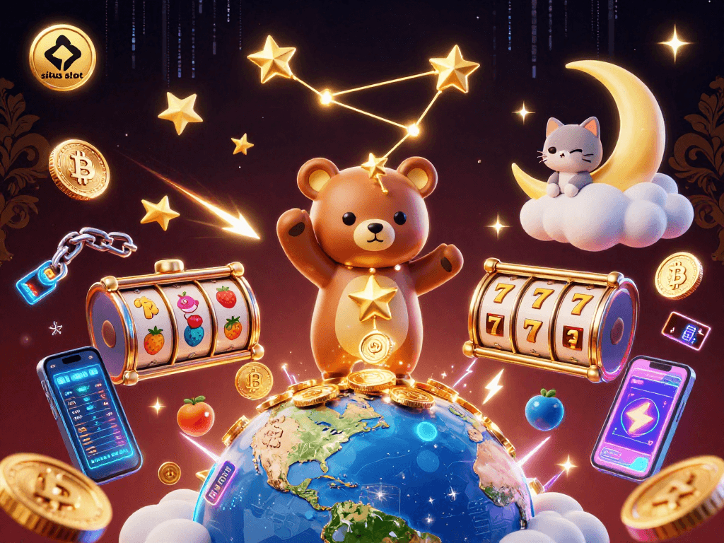 Mengguncang situs slot dengan kemenangan besar di KOITOTO sambil mengumpulkan koin dengan karakter berkilau.