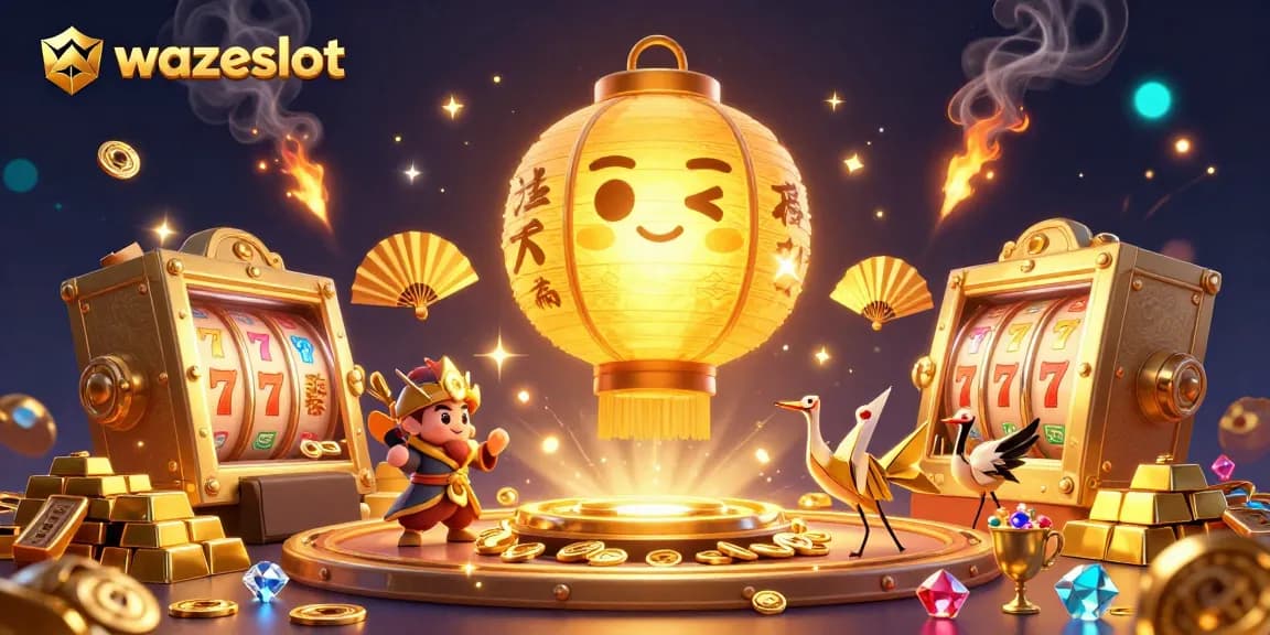 Play thrilling games on WAZESLOT's vibrant casino platform with slots filled with golden treasures.