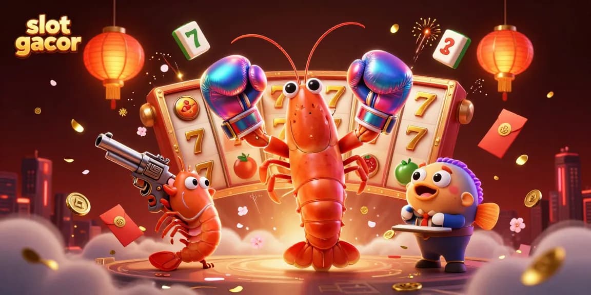 Engage with thrilling slot gacor gameplay featuring vibrant characters and rich casino elements.