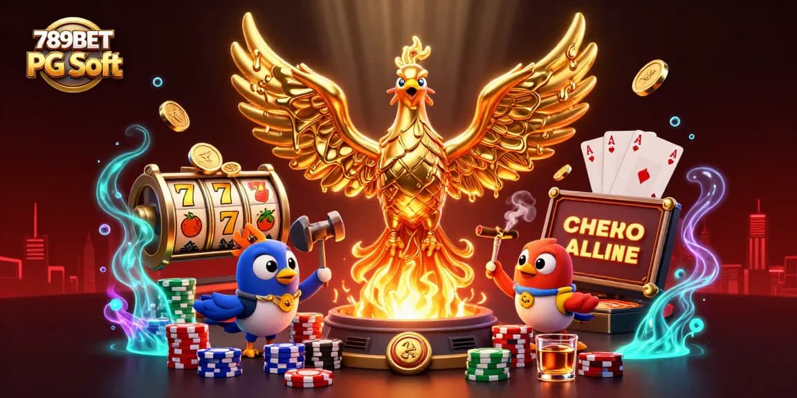 เล่นเกมสล็อตยอดนิยม PG Soft ที่ 789BET ด้วยฟีนิกซ์ทองคำและอุปกรณ์คาสิโน