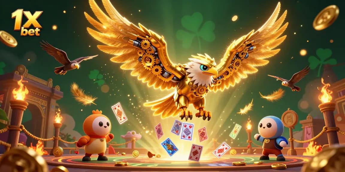 Experience thrilling wins and dynamic gameplay with 1x bet in an electrifying casino scene.