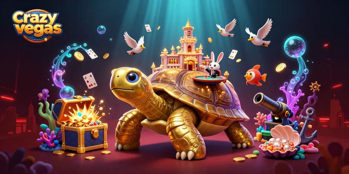 Cherish winning moments at crazyvegas with this vibrant 3D casino scene showcasing joyful characters and dynamic game elements.
