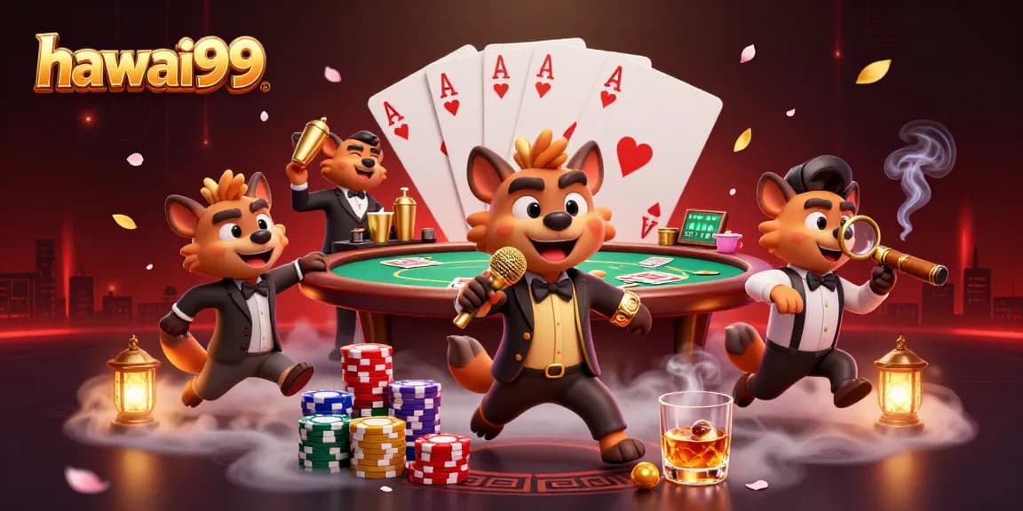 Experience the thrill of hawai99 with hyenas in a vibrant comedy casino club scene.