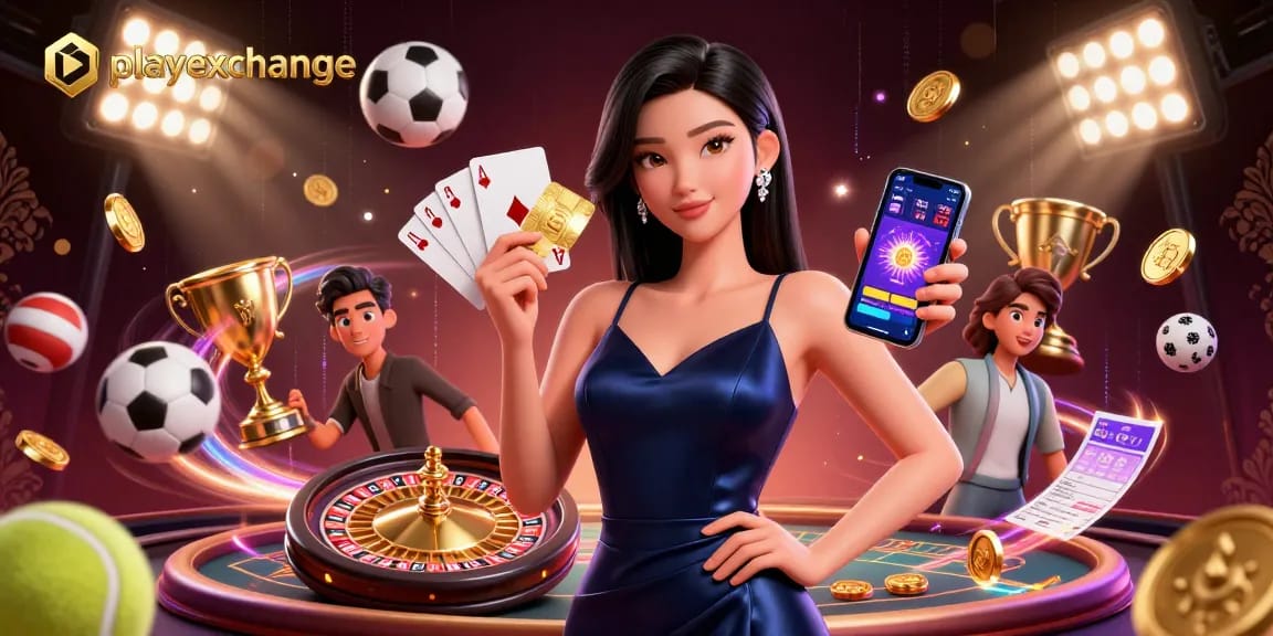 Place bets and win with playexchange through exciting live sports and casino action.