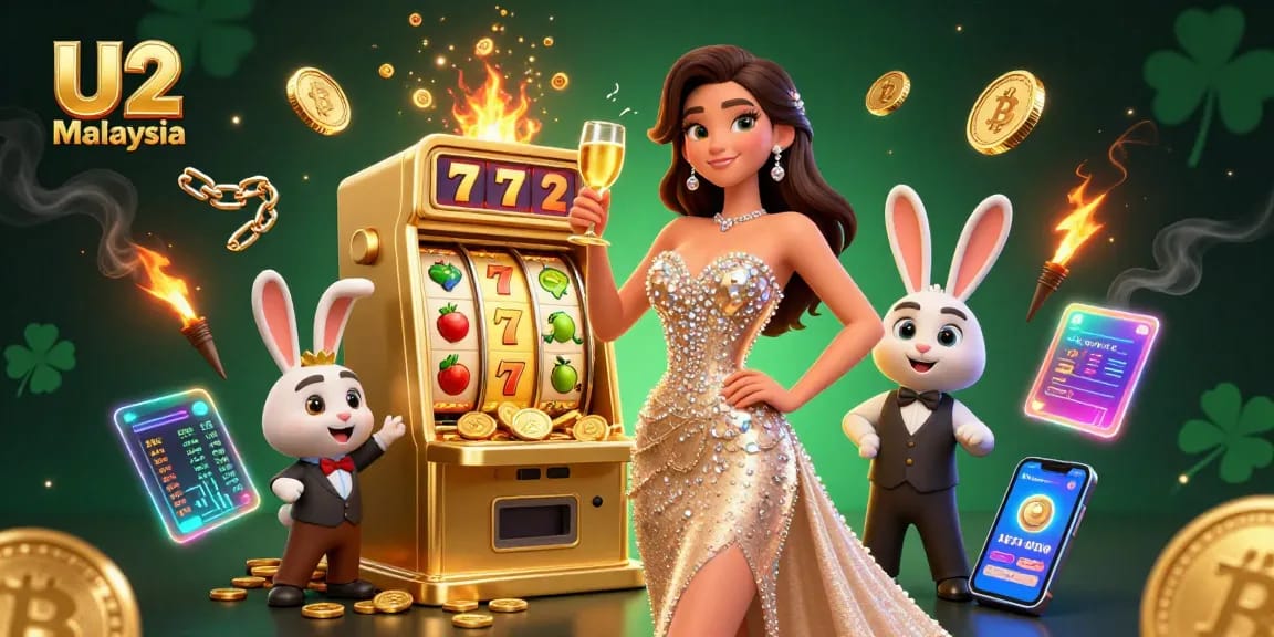 Celebrate wins at U2 Malaysia with dazzling casino action and vibrant slots!