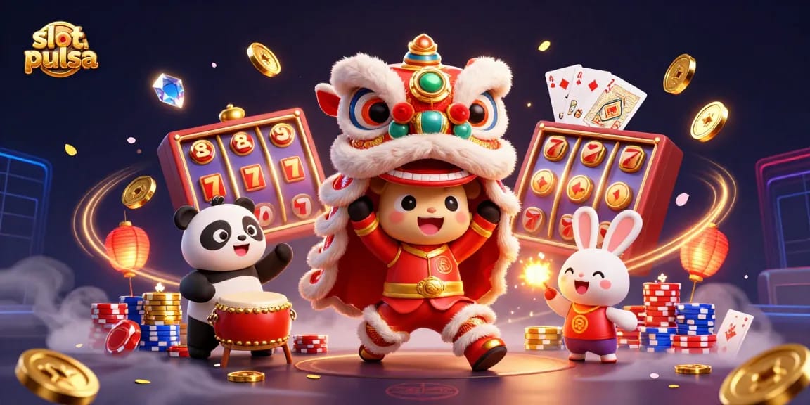 Rasakan sensasi slot pulsa dengan aksi berwarna-warni dan elemen kasino yang dinamis.