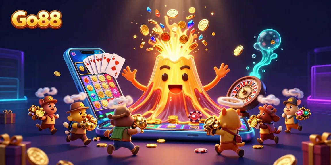 Experience thrilling gameplay at Go88 with vibrant visuals, slot games, and treasure-filled adventures.