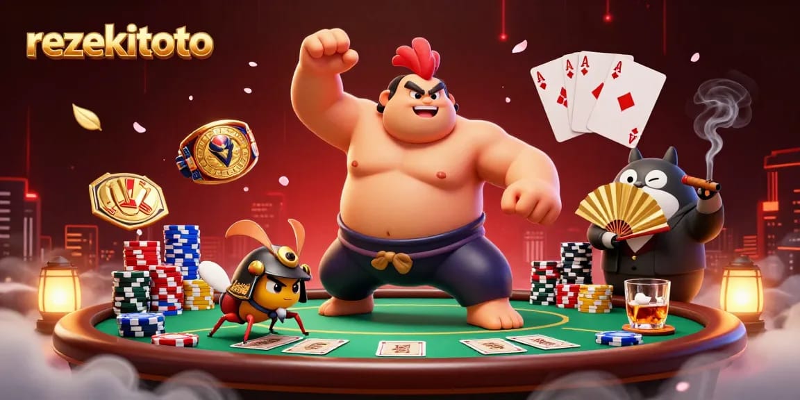 Win big on rezekitoto with a dynamic scene of gambling excitement and rich casino elements.