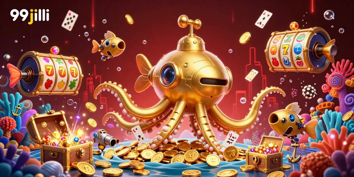 Engage in thrilling gaming action with 99jili's vibrant casino adventure filled with golden treasures and epic wins.