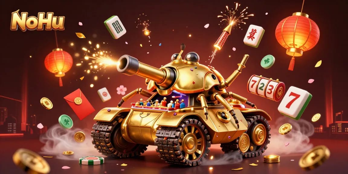 Experience thrilling wins at the NoHu online casino with 3D visuals and vibrant gaming elements.