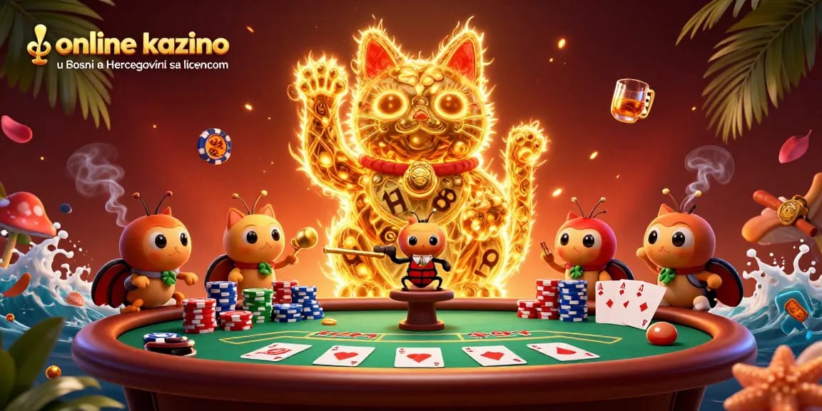 Experience thrilling chances at online kazino u Bosni i Hercegovini sa licencom with vibrant casino graphics.