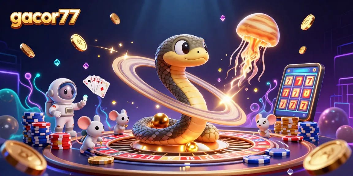 Gacor77 menampilkan permainan Wild Bounty Showdown dengan koin emas dan simbol keberuntungan.