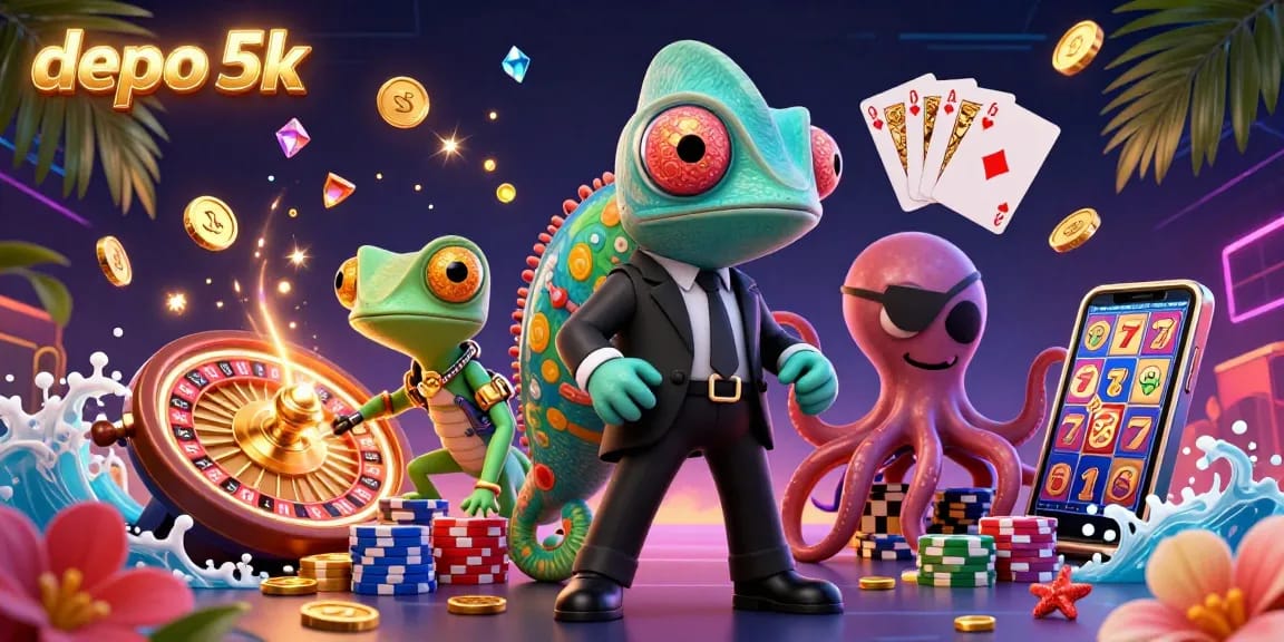 Experience thrilling gameplay with depo 5k slots featuring vibrant characters and dynamic casino elements.