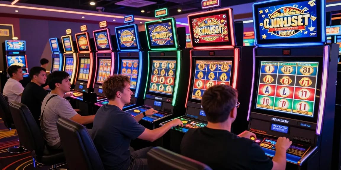 Pengalaman bermain slot gacor fujiwin88 dengan pemain yang antusias dan suasana kasino yang ceria.