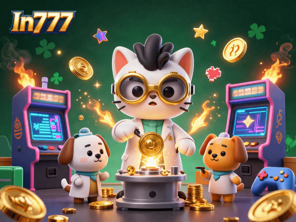 Engage with In777 and experience thrilling casino adventures in vibrant 3D graphics.