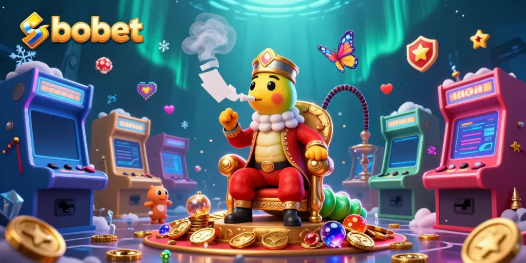 Experience sbobet's vibrant casino action with dynamic characters and gaming elements.