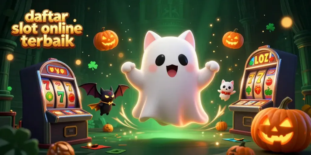 Permainan yang seru dengan daftar slot online terbaik di kasino bergaya spooky, menyajikan berbagai elemen slot.