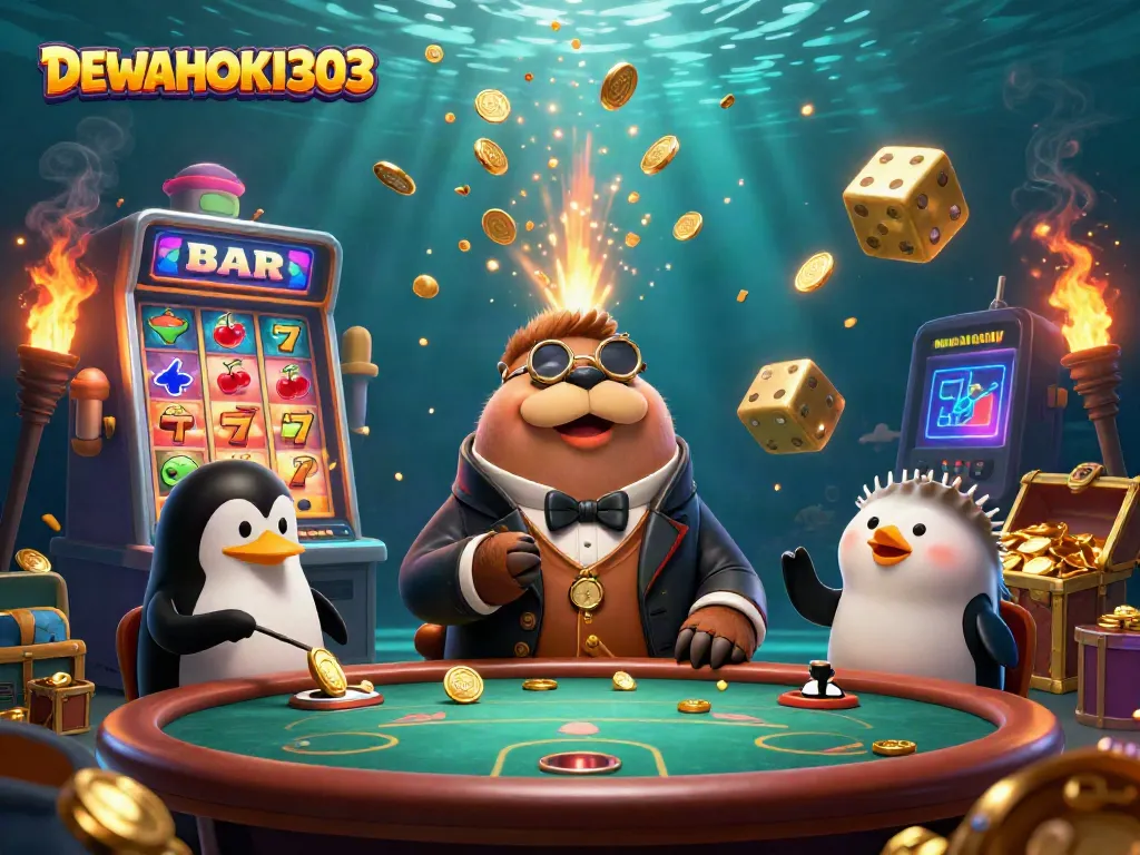 DEWAHOKI303 menghadirkan momen slot jackpot yang seru di dunia bawah laut.