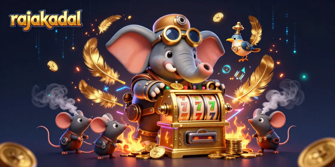 Permainan rajakadal menyajikan pengalaman slot dengan gulungan berkilau dan koin emas bertebaran.