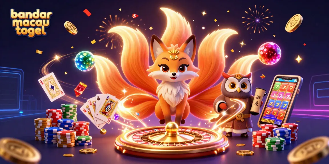 Menangkan bandar macau togel dengan ilustrasi karakter kasino 3D yang menarik dan penuh energi.