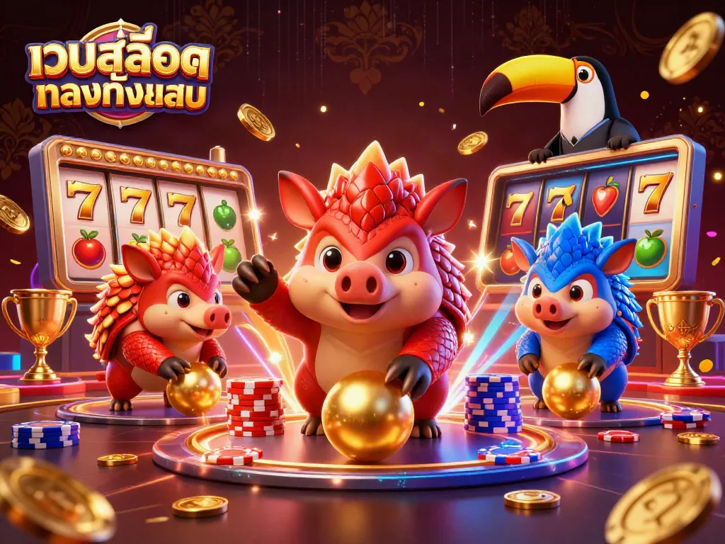 เล่นเกมในเว็บสล็อตตรงทั้งหมด พร้อมสุดยอดตัวละครปังโกลินทำคะแนนระหว่างหมุนสล็อต