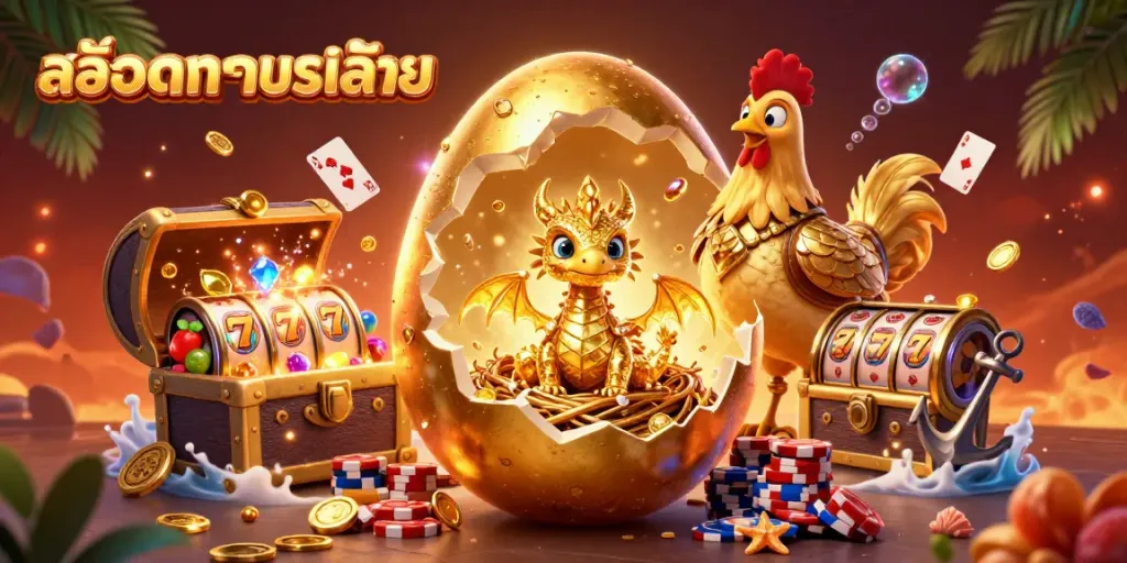 สัมผัสประสบการณ์การเล่น สล็อตทดลองเล่น ที่เต็มไปด้วยสีสันและความสนุกสนาน พร้อมมังกรทองและชิปโป๊กเกอร์