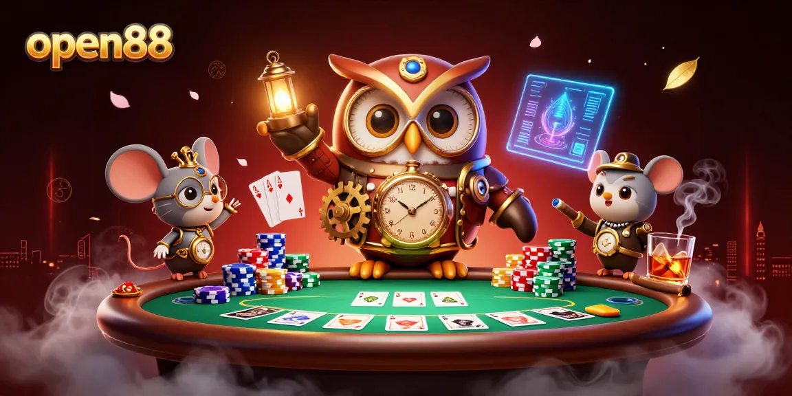 Engage in thrilling gameplay with open88 featuring colorful poker chips and vibrant gaming elements.